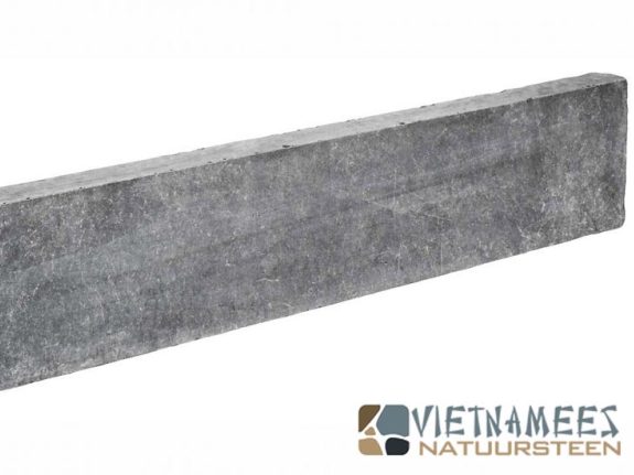 Opsluitband Vietnamees Hardsteen Soft Finish 100x15x5cm grijs Zwartebroek